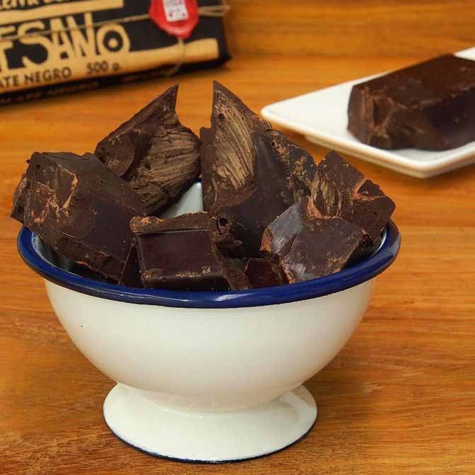 CHOCOLATE NEGRO ARTESANO 75% CACAO (1KG) Chocolates gourmet