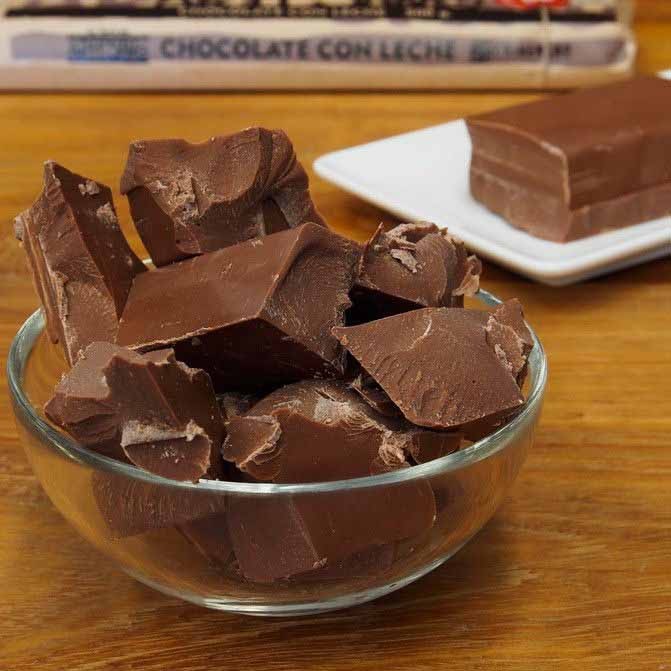 CHOCOLATE CON LECHE ARTESANO 500g Chocolates gourmet